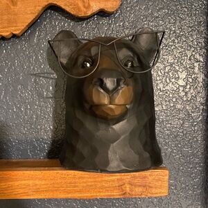 Bear With Glasses Head